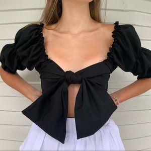 Black reversible top